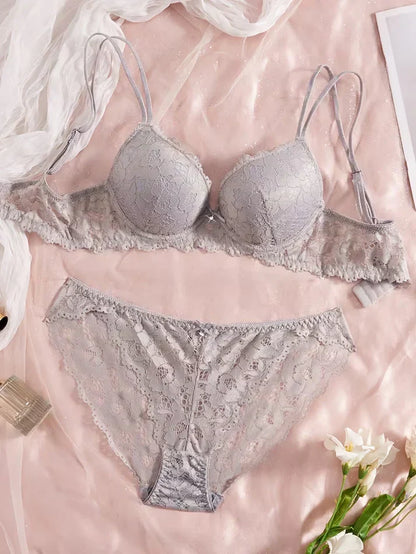 Pack of 6 Women's Bra & Panty Set – Soft Comfortable Everyday Lingerie Combo